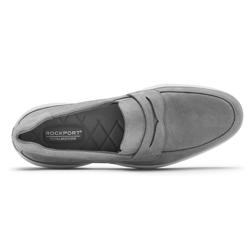 Mocassins Rockport Homem Cinzentas - Total Motion Advance Penny - 14760PVRY